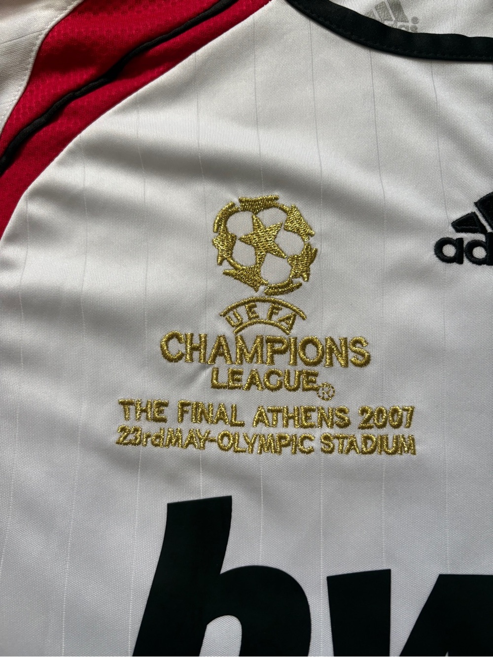 AC Milan 2007 Away Kaka #22 UCL Final Retro Soccer Jersey Size Men Large - Picture 6 of 10